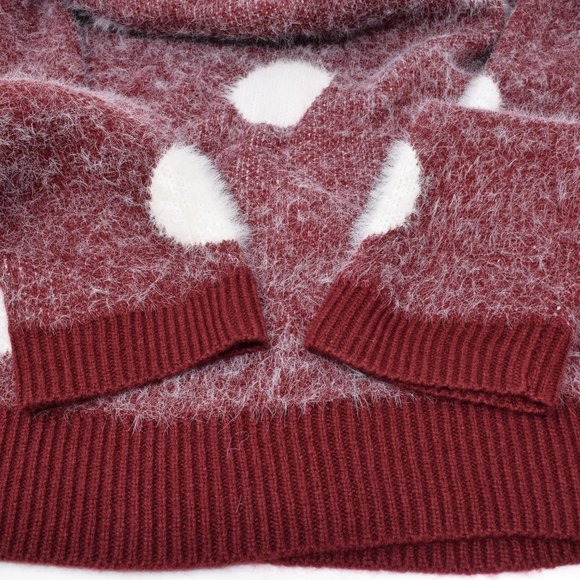 Shein Polka Dot Pullover Fuzzy Sweater 3XL - Picture 6 of 9